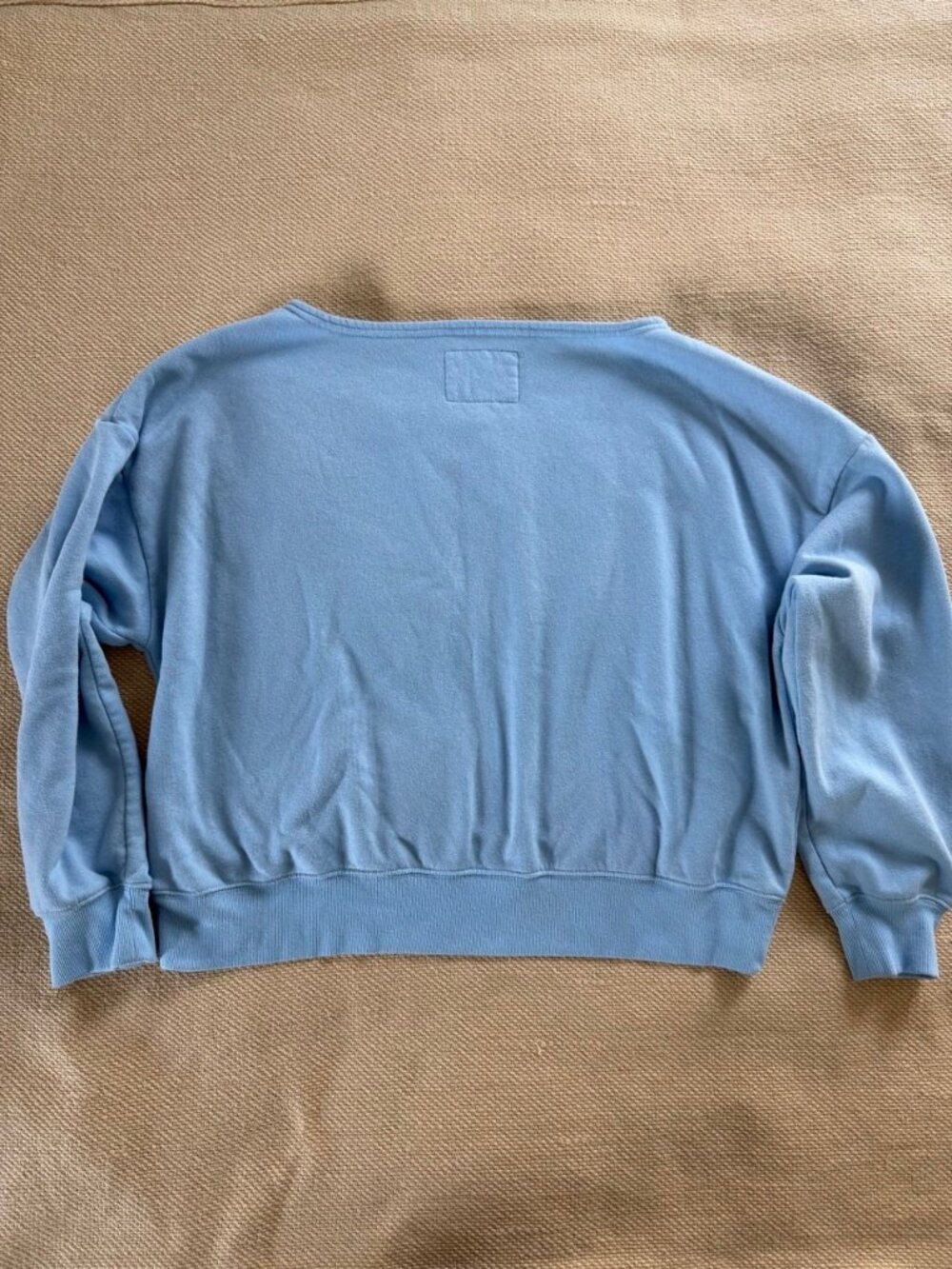 Peanuts Worldwide Snoopy Graphic Fleece Pullover Blue Sweatshirt L - Picture 3 of 8